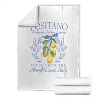 Positano Italy Throw Blanket Amalfi Coast Italian Lemons Town Italy Vacation - Wonder Print Shop