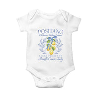 Positano Italy Baby Onesie Amalfi Coast Italian Lemons Town Italy Vacation - Wonder Print Shop