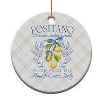 Positano Italy Ceramic Ornament Amalfi Coast Italian Lemons Town Italy Vacation - Wonder Print Shop