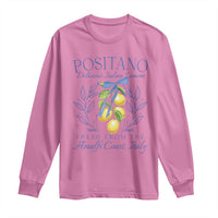 Positano Italy Long Sleeve Shirt Amalfi Coast Italian Lemons Town Italy Vacation - Wonder Print Shop