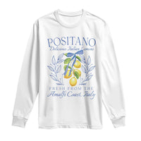 Positano Italy Long Sleeve Shirt Amalfi Coast Italian Lemons Town Italy Vacation - Wonder Print Shop