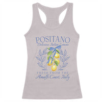Positano Italy Racerback Tank Top Amalfi Coast Italian Lemons Town Italy Vacation - Wonder Print Shop
