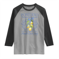Positano Italy Raglan Shirt Amalfi Coast Italian Lemons Town Italy Vacation - Wonder Print Shop