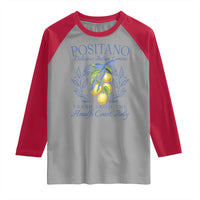 Positano Italy Raglan Shirt Amalfi Coast Italian Lemons Town Italy Vacation - Wonder Print Shop
