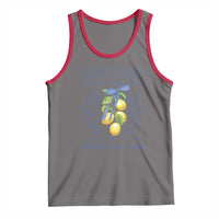 Positano Italy Tank Top Amalfi Coast Italian Lemons Town Italy Vacation - Wonder Print Shop