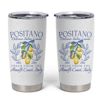 Positano Italy Tumbler Cup Amalfi Coast Italian Lemons Town Italy Vacation - Wonder Print Shop