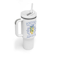 Positano Italy Tumbler With Handle Amalfi Coast Italian Lemons Town Italy Vacation - Wonder Print Shop