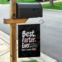 Retro Dad Worlds Best Farter I Mean Father Garden Flag Funny Gag Gift Birthday Husband Dad Fathers Day