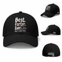 Retro Dad Worlds Best Farter I Mean Father Baseball Cap Funny Gag Gift Birthday Husband Dad Fathers Day