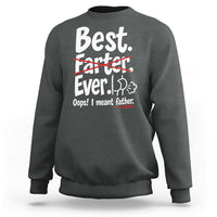 Retro Dad Worlds Best Farter I Mean Father Sweatshirt Funny Gag Gift Birthday Husband Dad Fathers Day