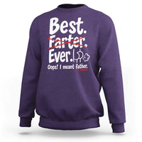 Retro Dad Worlds Best Farter I Mean Father Sweatshirt Funny Gag Gift Birthday Husband Dad Fathers Day