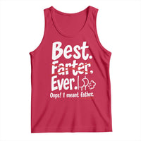 Retro Dad Worlds Best Farter I Mean Father Tank Top Funny Gag Gift Birthday Husband Dad Fathers Day
