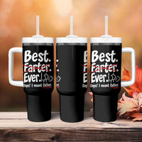 Retro Dad Worlds Best Farter I Mean Father Tumbler With Handle Funny Gag Gift Birthday Husband Dad Fathers Day