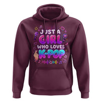 Kpop Lover Hoodie Just a Girl Who Loves K-Pop Korean Music