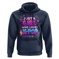 Kpop Lover Hoodie Just a Girl Who Loves K-Pop Korean Music
