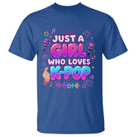 Kpop Lover T Shirt Just a Girl Who Loves K-Pop Korean Music