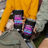 Kpop Lover Tumbler Cup Just a Girl Who Loves K-Pop Korean Music