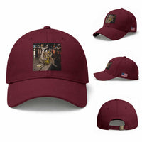 Funny Raccoon Eating Pickles Meme Baseball Cap