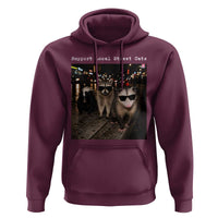 Support Local Street Cats Hoodie Funny Raccoon Skunk Possum Animal Meme