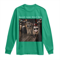 Support Local Street Cats Long Sleeve Shirt Funny Raccoon Skunk Possum Animal Meme