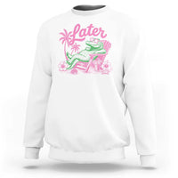 Later Gator Funny Alligator Meme Sweatshirt Last Day of School Summer Vacation Teachers Kids