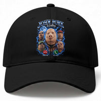 John Pork Calling Baseball Cap Funny Answer Call Phone Brainrot Meme Vintage Bootleg Graphic