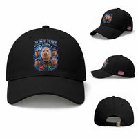 John Pork Calling Baseball Cap Funny Answer Call Phone Brainrot Meme Vintage Bootleg Graphic