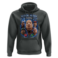 John Pork Calling Hoodie Funny Answer Call Phone Brainrot Meme Vintage Bootleg Graphic
