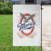 Retro Merica Eagle Funny 4th Of July Garden Flag Vintage Independence Day 1776