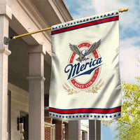 Retro Merica Eagle Funny 4th Of July Patriotic Garden Flag Vintage Independence Day 1776