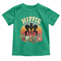 Hip Replacement Recovery Toddler T Shirt Hippie 70s Retro Sunset Floral Anatomy Graphic