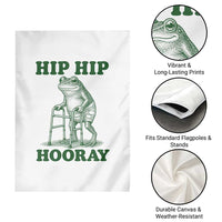 Funny Frog Hip Surgery Recovery Graphic Garden Flag Get Well Soon Gifts