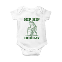 Funny Frog Hip Surgery Recovery Graphic Baby Onesie Get Well Soon Gifts