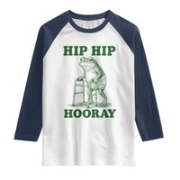 Funny Frog Hip Surgery Recovery Graphic Raglan Shirt Get Well Soon Gifts