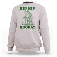 Funny Frog Hip Surgery Recovery Graphic Sweatshirt Get Well Soon Gifts