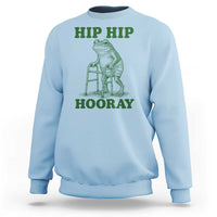 Funny Frog Hip Surgery Recovery Graphic Sweatshirt Get Well Soon Gifts