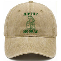 Funny Frog Hip Surgery Recovery Graphic Washed Cotton Baseball Cap Get Well Soon Gifts