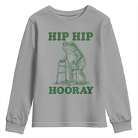 Funny Frog Hip Surgery Recovery Graphic Youth Sweatshirt Get Well Soon Gifts