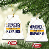 Funny Surgery Recovery Graphic Ceramic Ornament Sorry This Person Is Temporarily Out Of Service Hip Knee Shoulder Joint Replacement