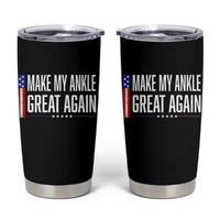 Make My Ankle Great Again Funny Ankle Surgery Recovery Tumbler Cup Vintage USA Flag Patriotic