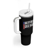 Make My Ankle Great Again Funny Ankle Surgery Recovery Tumbler With Handle Vintage USA Flag Patriotic