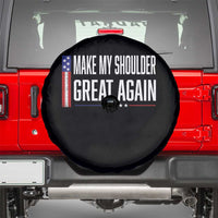 Make My Shoulder Great Again Funny Shoulder Surgery Recovery Spare Tire Cover Vintage USA Flag Patriotic