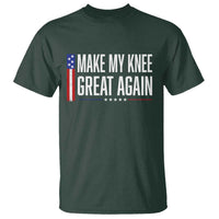 Make My Knee Great Again Funny Broken Knee Surgery Recovery T Shirt Vintage USA Flag Patriotic