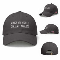 Make My Ankle Great Again Funny Ankle Surgery Recovery Baseball Cap