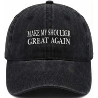 Make My Shoulder Great Again Funny Shoulder Surgery Recovery Washed Cotton Baseball Cap