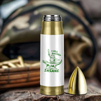I Will Succeed Because I Am Insane Frog Crocodile Bullet Tumbler