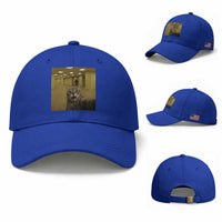 Funny Cat Selfie with Bigfoot Sasquatch Backrooms Liminal Space Meme Baseball Cap
