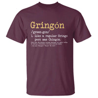 Gringon Green-gon Like A Regular Gringo Pero Mas Chingon T Shirt Mexican Mexico Pride