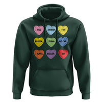 Funny Skibidi Valentine's Day Hoodie Rizz No Cap Conversation Hearts Sigma