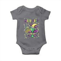 Mardi Gras Baby Onesie Fleur de Lis Carnival Fat Tuesday